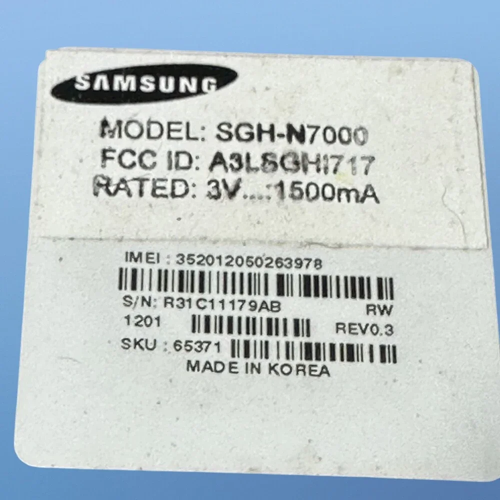 Samsung Galaxy Note 1 GT-N7000 – Cracked Screen – Swollen Battery HT775